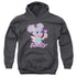 SESAME STREET/FLAT ABBY - YOUTH PULLOVER HOODIE - CHARCOAL