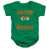 SESAME STREET/OSCAR SANDWICH - INFANT SNAPSUIT - KELLY GREEN