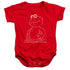SESAME STREET/STUDMUFFIN - INFANT SNAPSUIT - RED