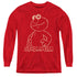 SESAME STREET/STUDMUFFIN - YOUTH LONG SLEEVE TEE - RED