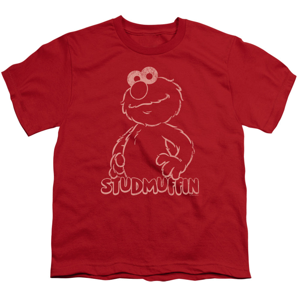 SESAME STREET/STUDMUFFIN - S/S YOUTH 18/1 - RED