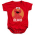 SESAME STREET/ELMO SCRIBBLE - INFANT SNAPSUIT - RED