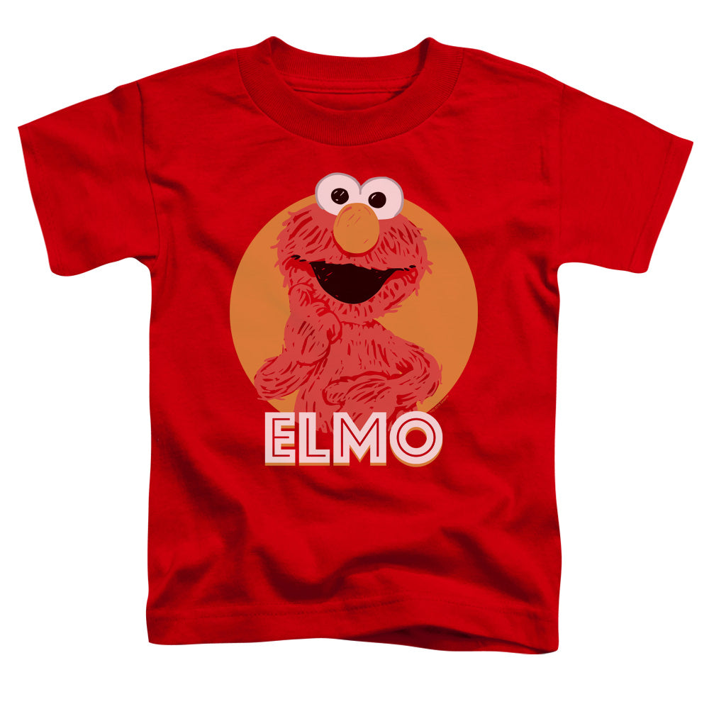SESAME STREET/ELMO SCRIBBLE - S/S TODDLER TEE - RED