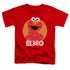 SESAME STREET/ELMO SCRIBBLE - S/S TODDLER TEE - RED