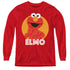 SESAME STREET/ELMO SCRIBBLE - YOUTH LONG SLEEVE TEE - RED