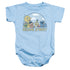 SESAME STREET/SESAME GROUP - INFANT SNAPSUIT - LIGHT BLUE