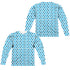 SESAME STREET/SIMPLE COOKIE PATTERN (FRONT/BACK PRINT) - L/S ADULT POLY CREW  - MULTI