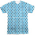 SESAME STREET/SIMPLE COOKIE PATTERN (FRONT/BACK PRINT) - S/S ADULT POLY CREW - MULTI