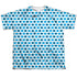 SESAME STREET/SIMPLE COOKIE PATTERN (FRONT/BACK PRINT) - S/S YOUTH POLY CREW - MULTI