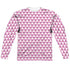 SESAME STREET/SIMPLE ABBY PATTERN (FRONT/BACK PRINT) - L/S ADULT POLY CREW  - MULTI
