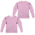 SESAME STREET/SIMPLE ABBY PATTERN (FRONT/BACK PRINT) - L/S ADULT POLY CREW  - MULTI