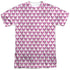 SESAME STREET/SIMPLE ABBY PATTERN (FRONT/BACK PRINT) - S/S ADULT POLY CREW - MULTI
