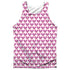 SESAME STREET/SIMPLE ABBY PATTERN (FRONT/BACK PRINT) - ADULT POLY TANK TOP - MULTI