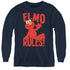 SESAME STREET/ELMO RULES - YOUTH LONG SLEEVE TEE - NAVY