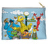 SESAME STREET/RETRO GANG - STRAIGHT BOTTOM ACCESSORY POUCH