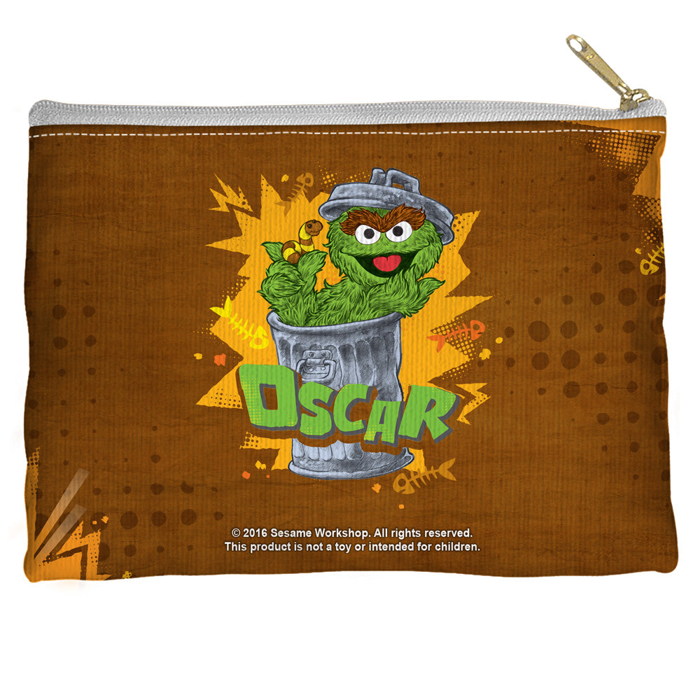 SESAME STREET/OSCAR - STRAIGHT BOTTOM ACCESSORY POUCH