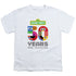 SESAME STREET/50 YEARS LOGO - S/S YOUTH 18/1 - WHITE
