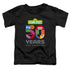 SESAME STREET/50 YEARS LOGO - S/S TODDLER TEE - BLACK
