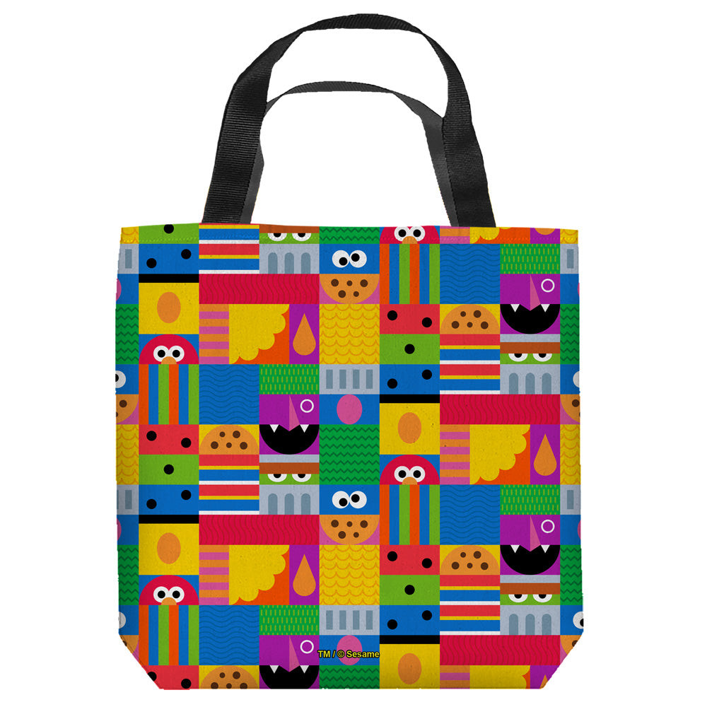 SESAME STREET/SQUARES - TOTE BAG