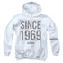SESAME STREET/SINCE 1969 PATTERN - YOUTH PULLOVER HOODIE - WHITE
