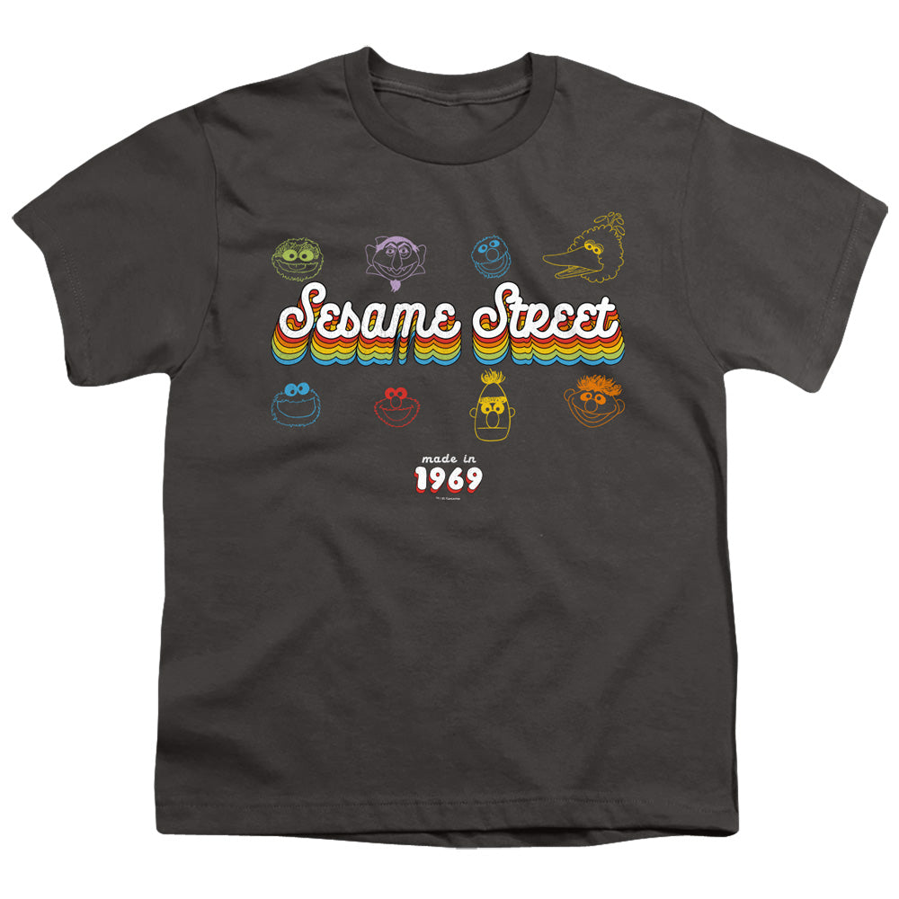 SESAME STREET/MADE IN 1969 - S/S YOUTH 18/1 - CHARCOAL