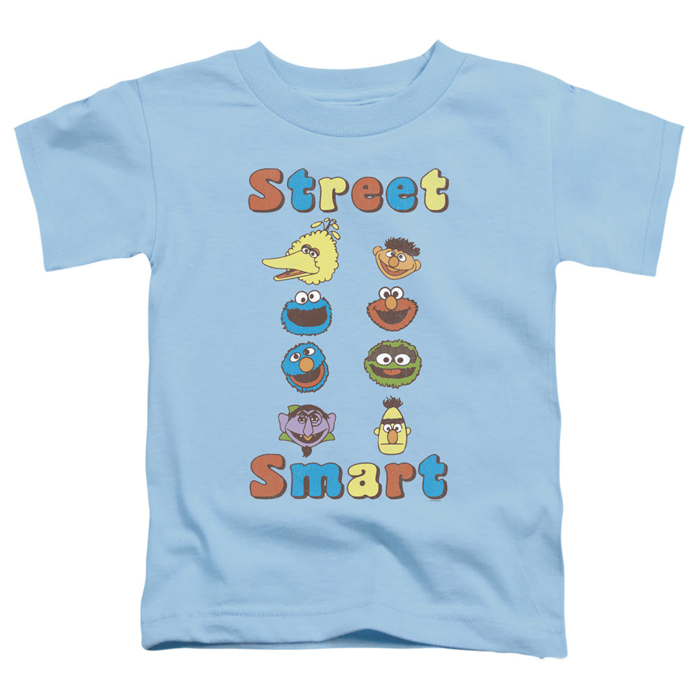 SESAME STREET/STREET SMART - S/S TODDLER TEE - LIGHT BLUE