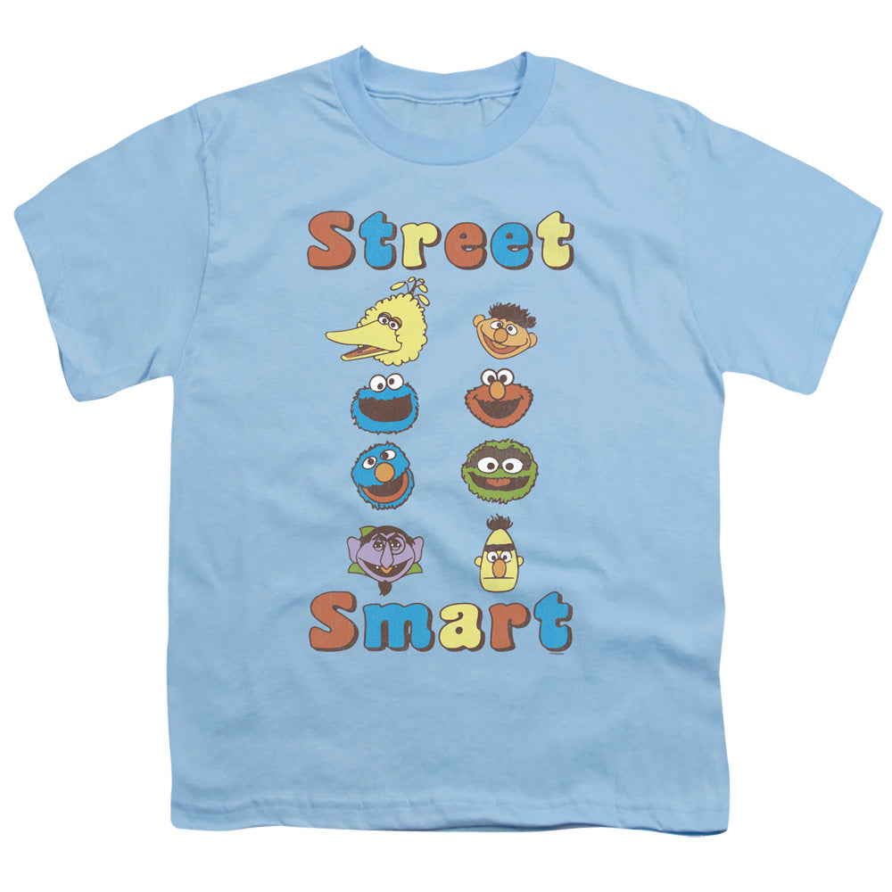 SESAME STREET/STREET SMART - S/S YOUTH 18/1 - LIGHT BLUE