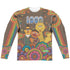 SESAME STREET/PSYCHEDELIC 69 (FRONT/BACK PRINT) - L/S ADULT POLY CREW  - MULTI