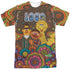SESAME STREET/PSYCHEDELIC 69 (FRONT/BACK PRINT) - S/S ADULT POLY CREW - MULTI