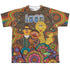 SESAME STREET/PSYCHEDELIC 69 (FRONT/BACK PRINT) - S/S YOUTH POLY CREW - MULTI