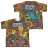SESAME STREET/PSYCHEDELIC 69 (FRONT/BACK PRINT) - S/S YOUTH POLY CREW - MULTI
