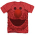 SESAME STREET/ELMO FACE - ADULT HEATHER - RED