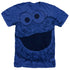 SESAME STREET/COOKIE FACE - ADULT HEATHER - ROYAL BLUE