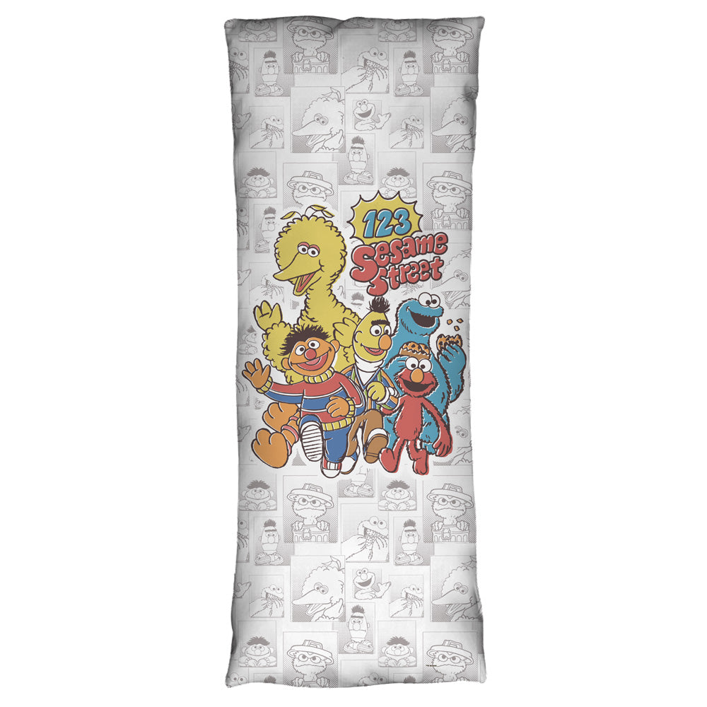 SESAME STREET/123 SESAME STREET - MICROFIBER BODY PILLOW