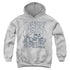 SESAME STREET/FRIENDS SINCE - YOUTH PULLOVER HOODIE - ATHLETIC HEATHER