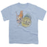 SUN/ROCKIN ROOSTER - S/S YOUTH 18/1 - LIGHT BLUE