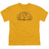SUN/WORN LOGO - S/S YOUTH 18/1 - GOLD