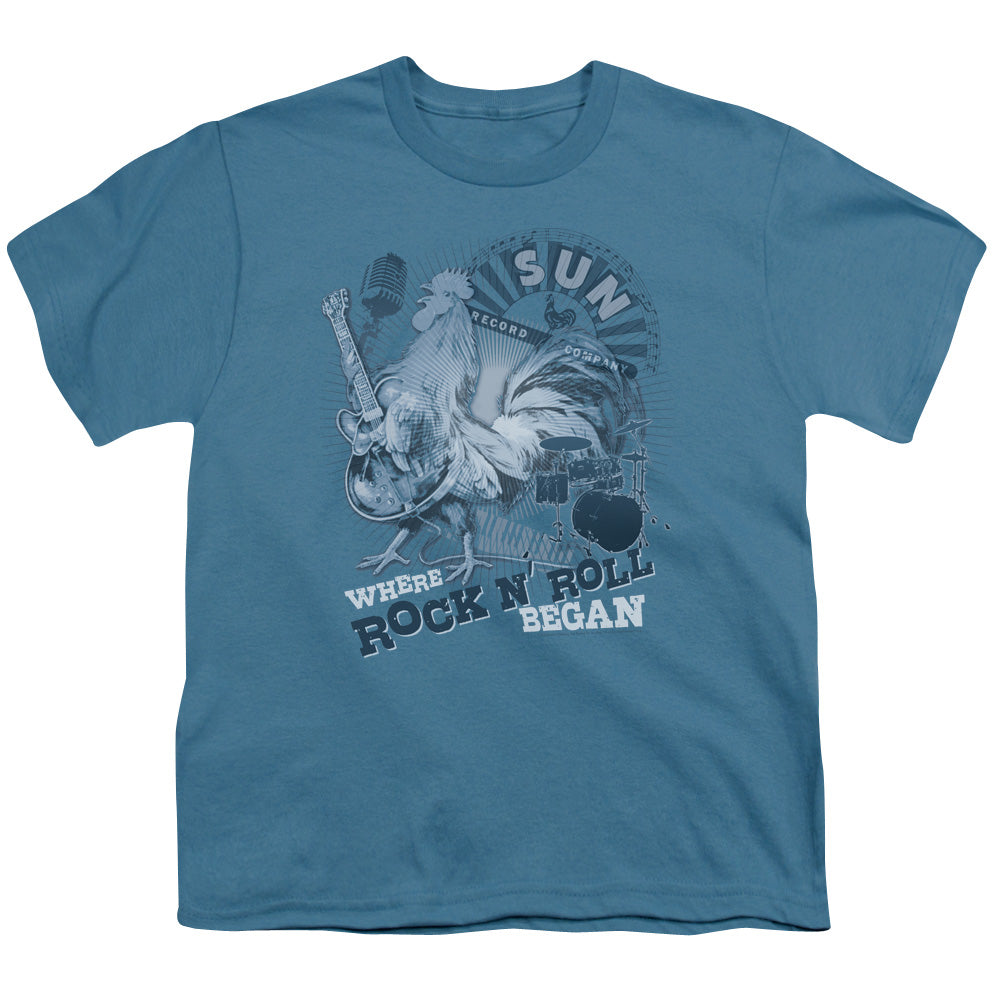 SUN/WHERE ROCK BEGAN - S/S YOUTH 18/1 - SLATE