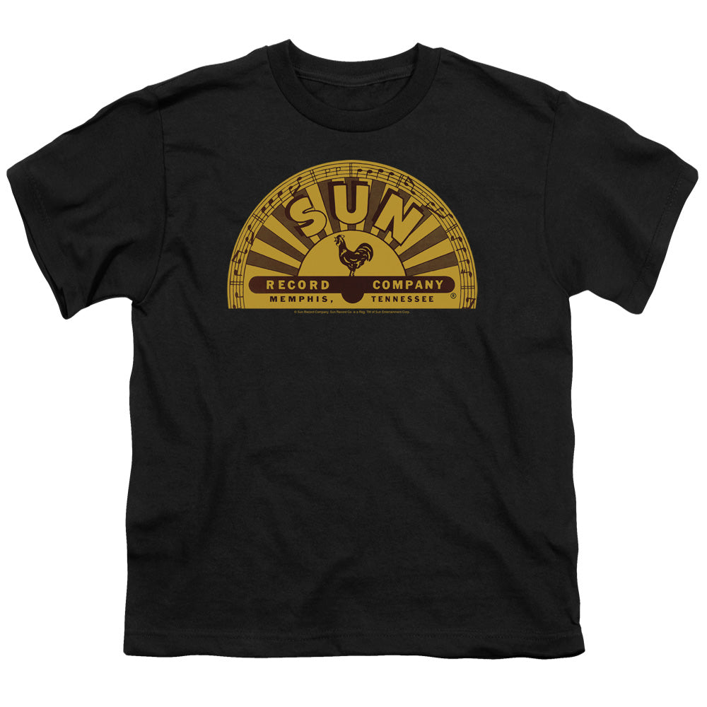 SUN/TRADITIONAL LOGO - S/S YOUTH 18/1 - BLACK