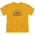 SUN/ROCKIN ROOSTER LOGO - S/S YOUTH 18/1 - GOLD