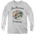 SUN/ROCKIN ROOSTER LOGO - YOUTH LONG SLEEVE TEE - ATHLETIC HEATHER