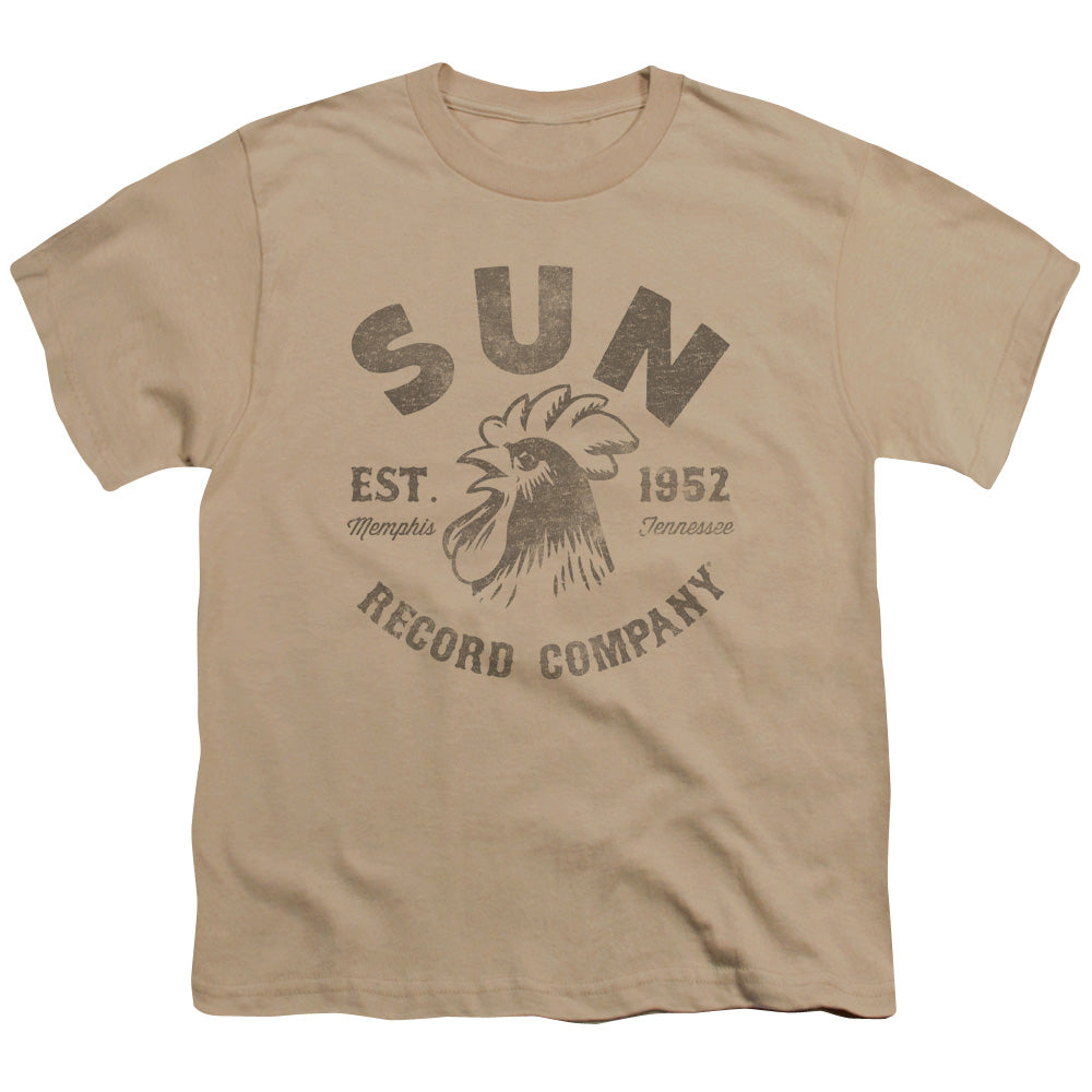 SUN/VINTAGE LOGO - S/S YOUTH 18/1 - SAND