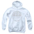SUN RECORDS/CRUSTY LOGO - YOUTH PULLOVER HOODIE - WHITE