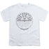 SUN RECORDS/CRUSTY LOGO - S/S YOUTH 18/1 - WHITE