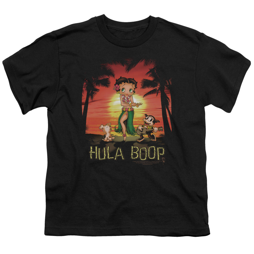 BETTY BOOP/HULABOOP - S/S YOUTH 18/1 - BLACK