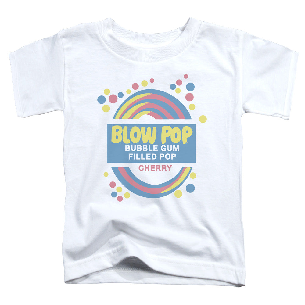 TOOTSIE ROLL/BLOW POP LABEL - S/S TODDLER TEE - WHITE
