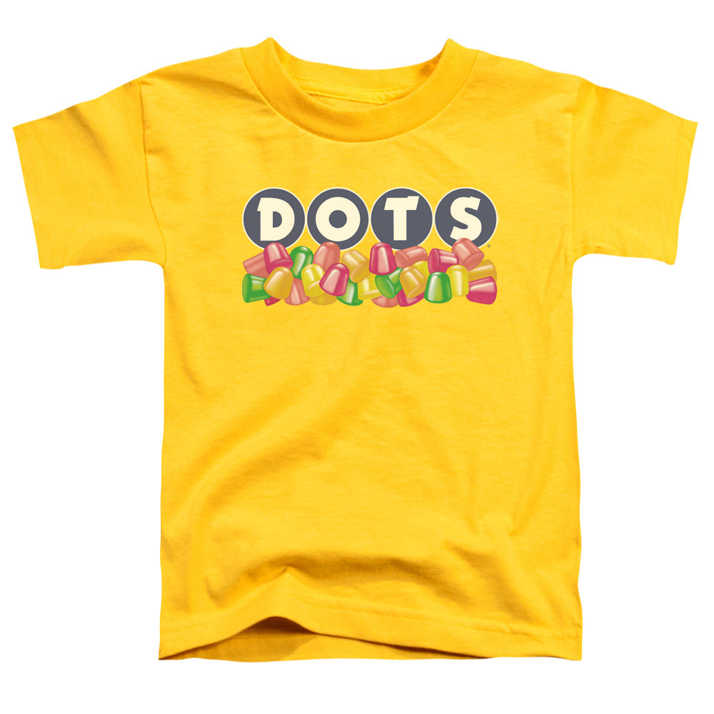 TOOTSIE ROLL/DOTS LOGO - S/S TODDLER TEE - YELLOW