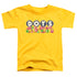 TOOTSIE ROLL/DOTS LOGO - S/S TODDLER TEE - YELLOW