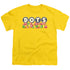 TOOTSIE ROLL/DOTS LOGO - S/S YOUTH 18/1 - YELLOW