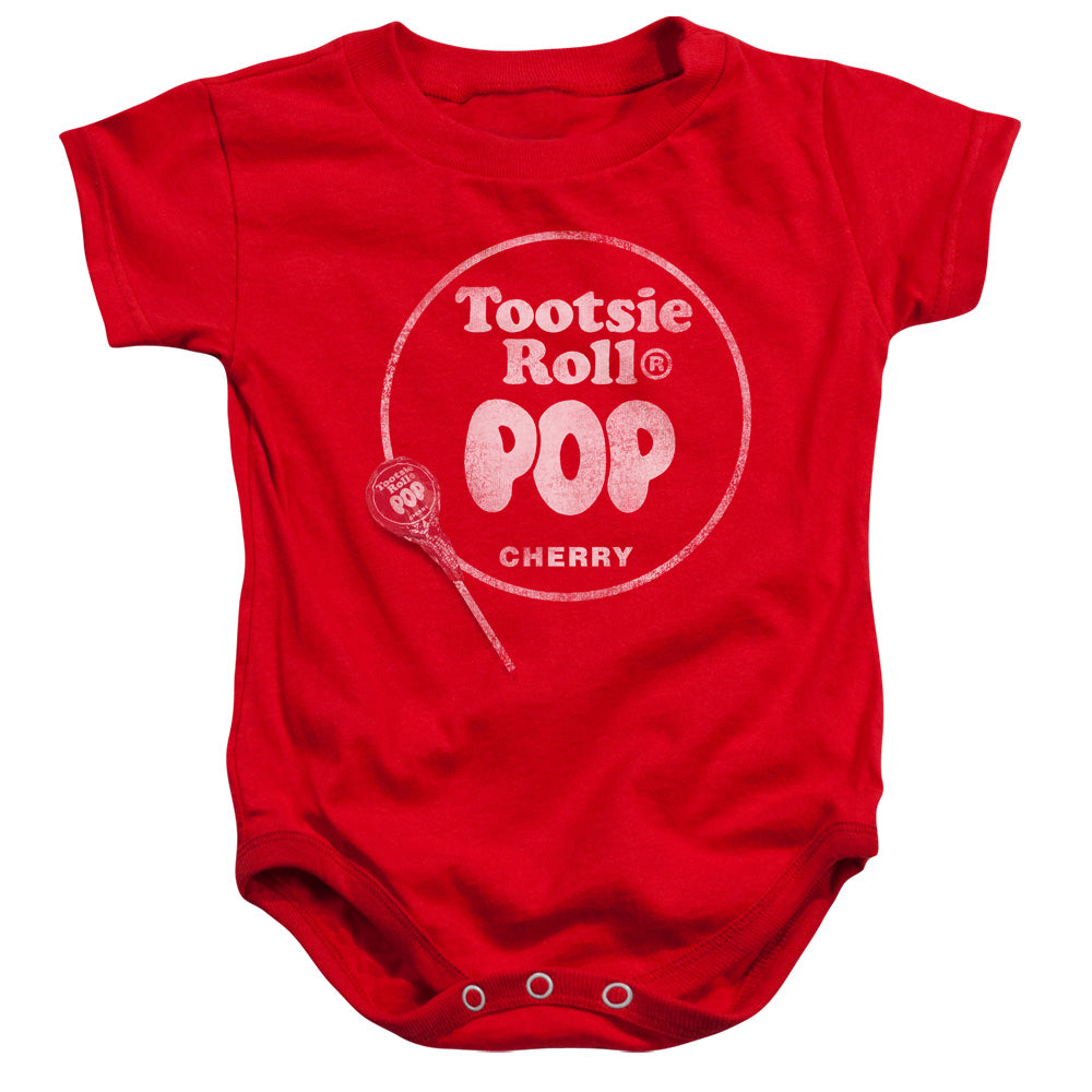 TOOTSIE ROLL/TOOTSIE ROLL POP LOGO - INFANT SNAPSUIT - RED